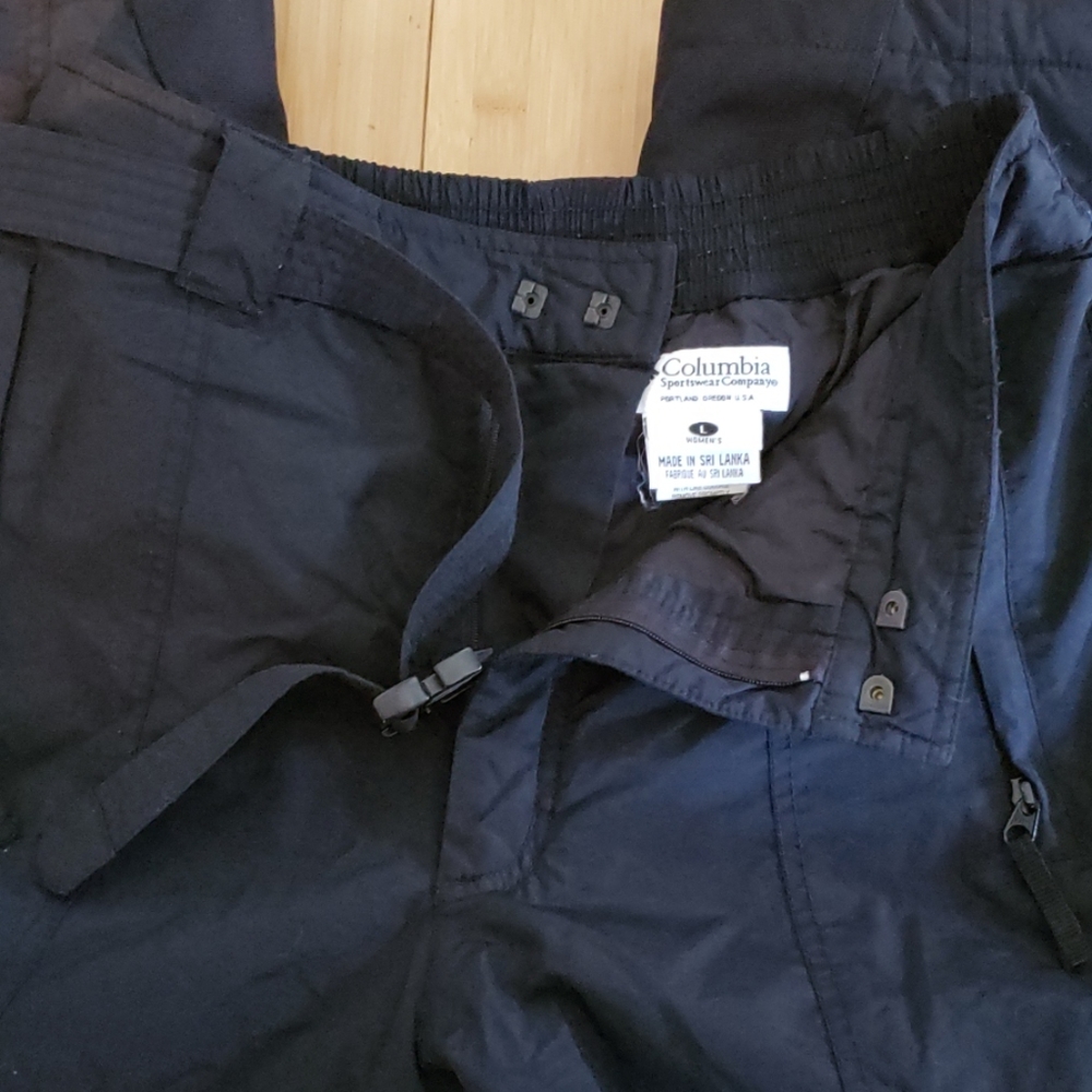 Columbia snow pants high rise lg